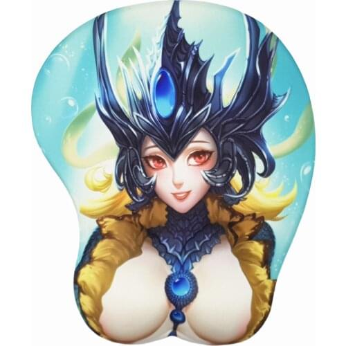 Champion Nami 3D Mouse Pad with Silica Gel Wrist Rest