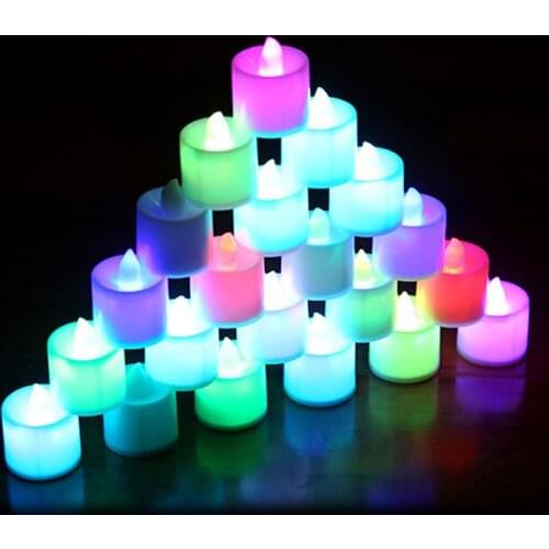 Flameless LED Tea Light Candles Candle Lamp Tealight for Garden Decoration Festival Celebration Wedding A1