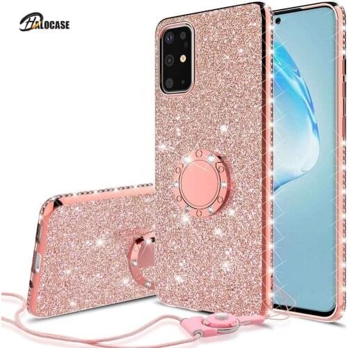Diamond Phone Case for Samsung Galaxy S20 Ultra S10 S9 S8 Note 20 10 9 Plus Glitter Cover For Samsung A71 A51 A70 A50 A30 M30s