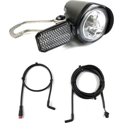 Electric Bicycle 6-60V Universal Headlight E-Bike Front Light Spotlight LED Lighting Night Riding Equipment