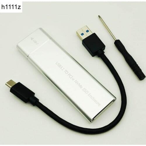 H1111Z HDD Enclosure M.2 NVME SSD Case/Box HD USB C Adapter Hard Disk Case Hard Drive Box M.2 SSD USB Adapter SSD M2 Type C Box
