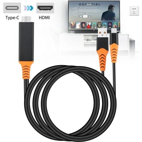 Type C To HDMI HDTV AV TV Cable Adapter For Samsung Galaxy S9 S8 Note 9 Note 8