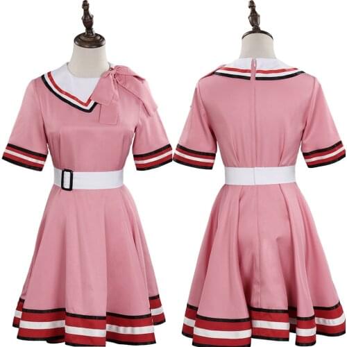 Anime Demon Slayer Kamado Nezuko Cosplay Costume Daily Dress Outfits Halloween Carnival Suit