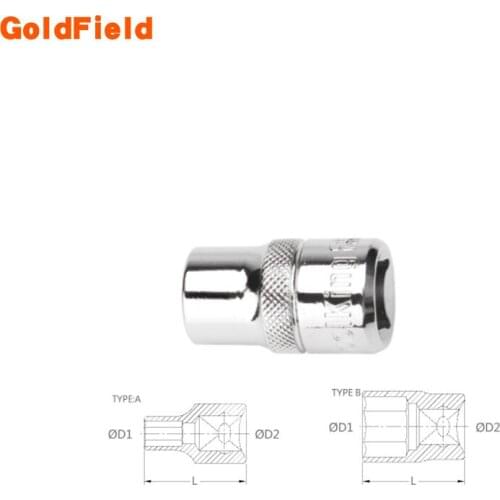 12.5mm 1/2" 12Pt short socket hexagon Socket Set CRV Hand Tools Socket Hex Repairing Tool type AB