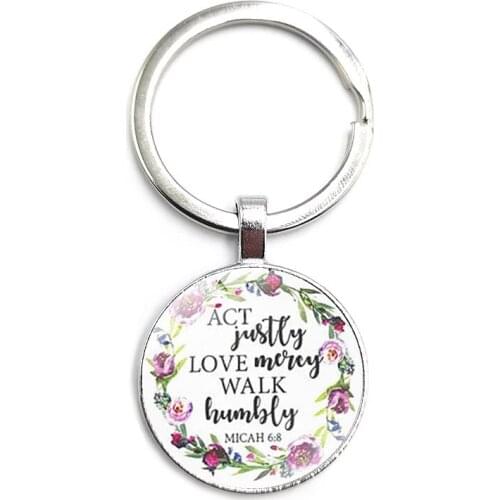 2021 New Accessories Be Joyful Always Bible Admonishment Time Glass Cabochon Pendant Necklace Retro Jewelry