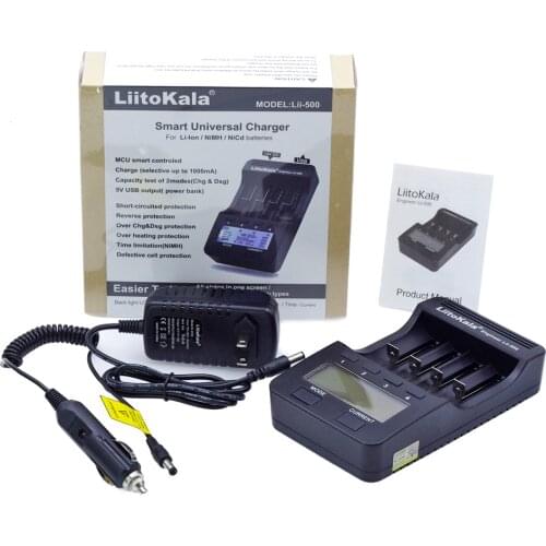 New Liitokala lii500 Smart Universal LCD LI-ion NiMh AA AAA 10440 14500 16340 17335 17500 18490 17670 18650 Battery Charger