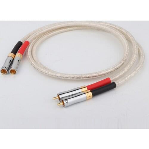Pair XLO Silver Plated Digital Audio Cable HIFI Digital Coaxical Cable 75Ohm digital Cable DAC Decoder Audio Cable