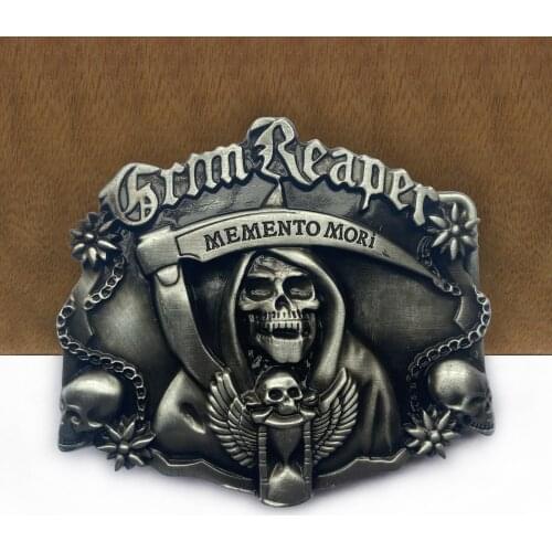 BuckleClub wholesale zinc alloy skull belt buckle western cowboy belt buckle FP-03462 jeans gift belt buckle drop shipping