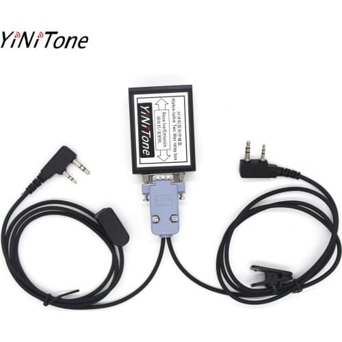 K / M Head RC-208 Relay Box For Baofeng Walkie-Talkie Motorola Two-Way Relay Repeater With Replaceable Plug Radio COM Port