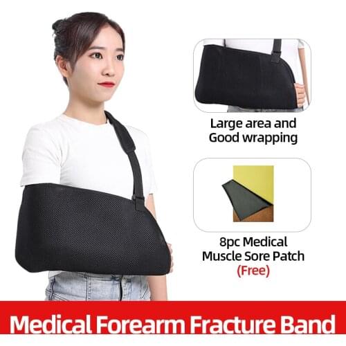 Forearm Arm Sling Fixation Band Adjustable Breathable Brace Strap Wrist Elbow Forearm Support Protective Gear