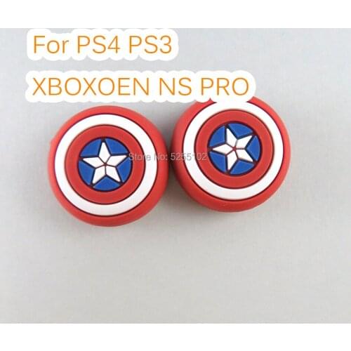 20sets pack Joystick Grip Cap Cover Silicone Thumb Stick For Sony PlayStation 3 PS3 PS4 Controller Cap Cover For XBOX ONE
