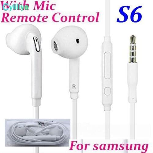 20 pcs/lot Earphone High quality in-ear stereo Earbuds earpiece with Mic for samsung galaxy S5 S4 S6 S7 edge note 3 4
