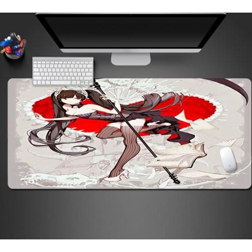 Japanese Anime Dark Girl Mouse Pad For High Quality Game Players Game Pad Computer Office Keyboard Ultra-thin Table Mats