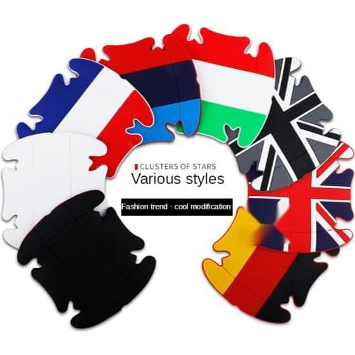 4Pcs/Set Car Door Sticker Scratches Resistant Cover Auto Handle Protection Film Exterior Accessory Car Decor Car Stickers