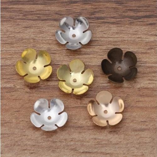 SIXTY TOWFISH 30 Pieces DIY Jewelry Accessories Size 16mm Copper Materials Flower Slice Charms