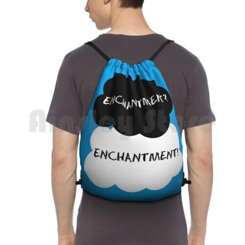 Enchantment ? Backpack Drawstring Bags Gym Bag Waterproof Sandal Dragon Age Dragon Age Origins Dragon Age Awakening