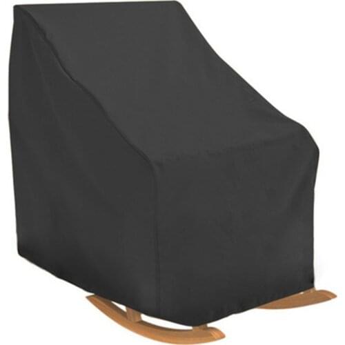 Patio Rocking Chair Cover Protector 420d Thickening Outdoor Garden Furniture Cover Waterproof Uv Resistant Rain Snow Chair Cover