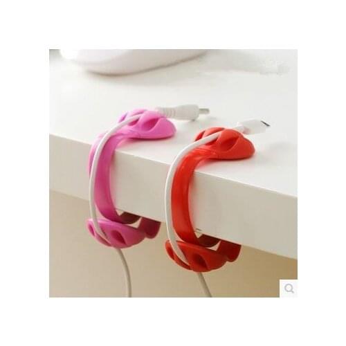 Wire Harness Storage Desk Side Hub Clip Winder Wire Storage Arrangement Data Cable Holder