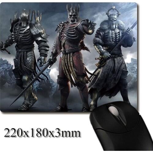 Wild Hunt of Nordic mythology Game CG printed Heavy weaving anti-slip rubber pad office mouse pad Coaster Party favor gifts