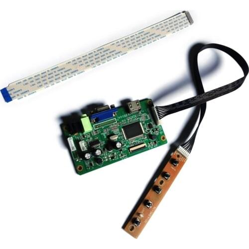 For N140BGA/N140BGE/N156BGA/N156BGE 1366*768 LED LCD VGA screen EDP 30-Pin display controller board DIY kit