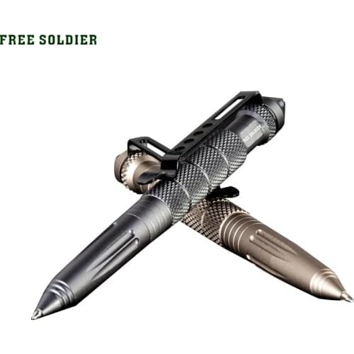 FREE SOLDIER outdoor sports camping hiking travel kit tactical survive pen self defense supplies key stick survival pen