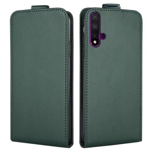 Flip Up and Down Leather Case for Huawei Honor 20 Case YAL-TL00 6.26'' Vertical Cover for Honor20 Case Soft Coque Phone Bag