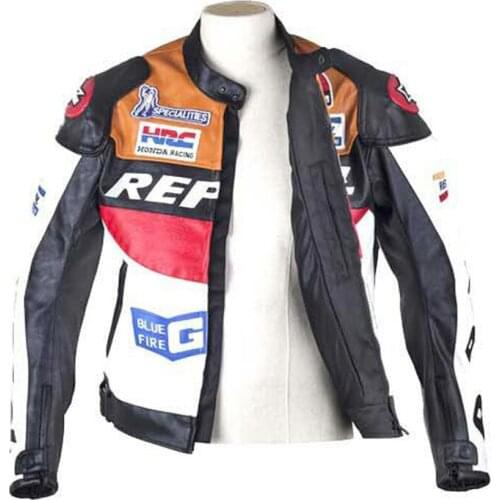 DUHAN Motorcycle Protective Gear Jackets Motorcycle Riding Jacket Leather Jackets Motorbike Racing PU Leather Thermal Jacket Men