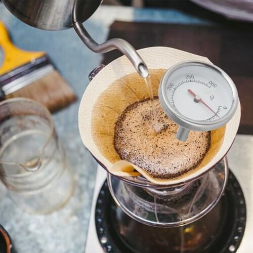 New Stainless Steel Coffee Thermometer Kitchen Food Cooking Coffee Milk Frothing Thermometer Practical Kitchen Thermometer