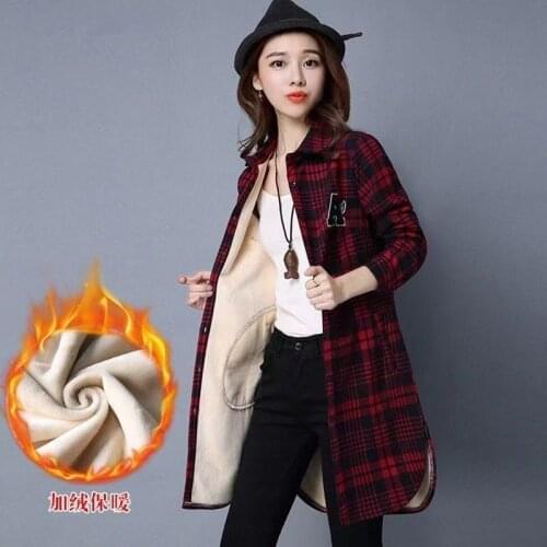 Okkdey Women's Plaid Shirts