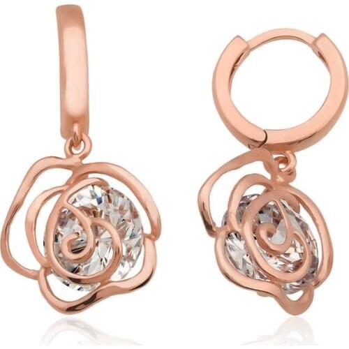 Original 925 Sterling Silver Wobbly Rose Earring , Quality products , Flashy Designs , Hundreds of kinds of earrings