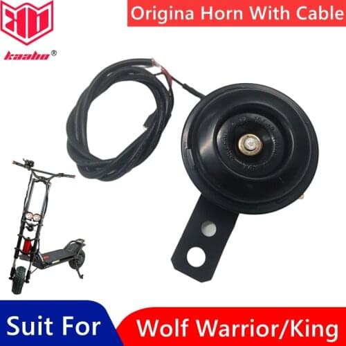 Offical Origina Horn With Cable Parts For Kaabo Wolf Warrior King Kaabo 11inch 10inch Wolf X Scooter Spare Accessories