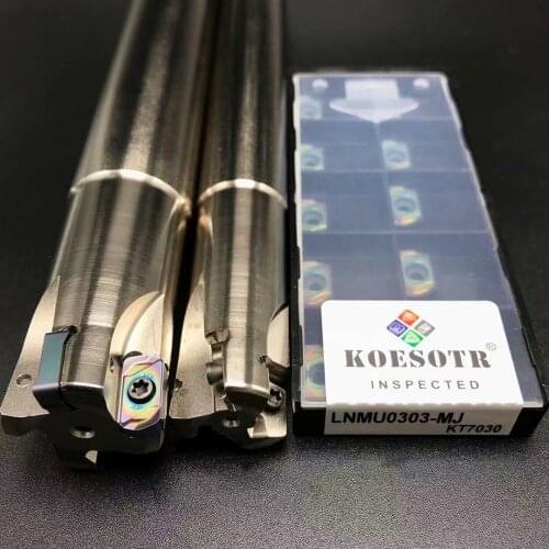 EXN03R plane milling machine alloy milling cutter bar HSS CNC milling cutter bar LNMU0303ZER ultra-high feed lathe parts tool