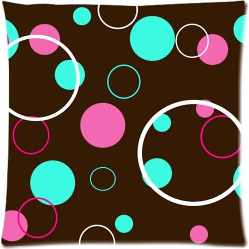 Bedding Polka Dot Cushion Cover Custom Pillow Cover Decorative Pillow Case Sofa Seat Car Soft Polyester Pillowcase