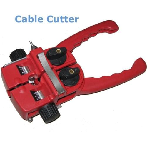 Fiber optic cable cutter Cable Cutter Cross and Length Wise Fiber Cutter 8~30mm Wire Stripper Wire Cutting Machine