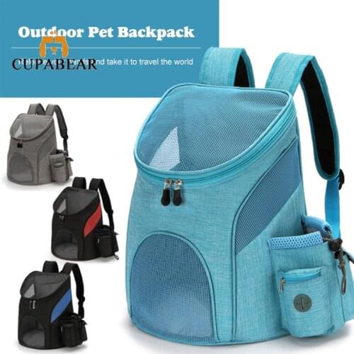 Cat Pet Mesh Carrier Backpack Outdoor Travel Bed for Puppy Dog Breathable Soft Cozy Protable Carring Bags Accessories