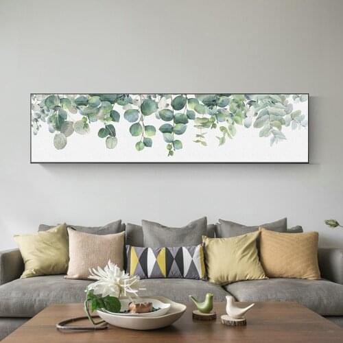 Scandinavian Style Plant Leaf Nordic Poster Nature Wall Art Canvas Prints Painting Decoration Pictures Home Decor