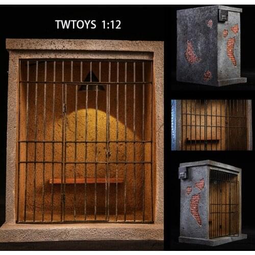 TWTOYS TW1919 1/12 Prison Scene Accessories Jailhouse Blockhouse Can Light Fit Joker Figure