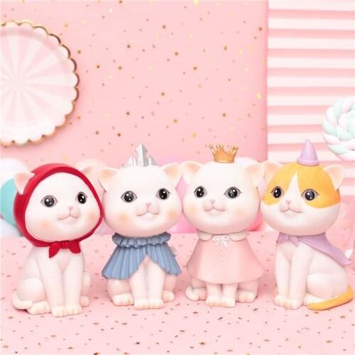 Girl Decoration Princess Cat Piggy Bank To Send Children Birthday Gifts Resin Crafts Decoration