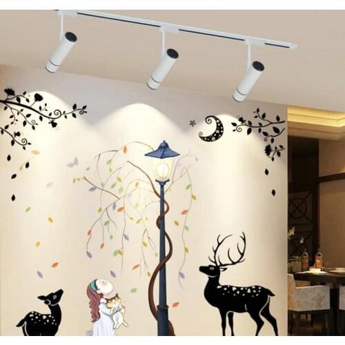 Whole Set 15W COB LED Track Lights COB Track Lamps for Shop Rail Aluminum Spotlights for Clothing Store Track Lighting