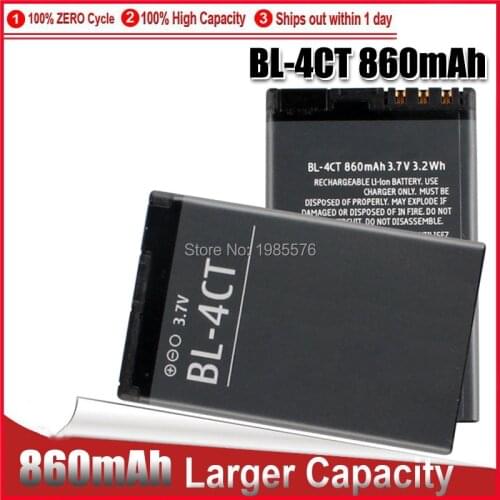 1-5pc 860mAh Replacement Phone Battery BL-4CT BL4CT BL 4CT Batteries for Nokia 5310 6700s 7310c 2720F 5630XM 6600F 7205 X3