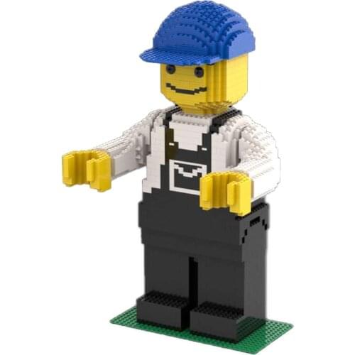 1898PCS Rock Man Building Blocks Moc Brick Kid Gift Toys And Educational Toys For Children