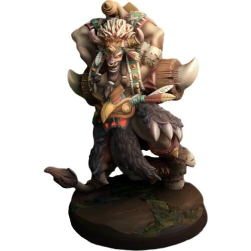75mm 56mm 38mm Resin Model Minotaur Warrior Figure Unpainted DW-011