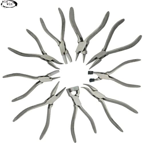 Berbem Multifunctional Pliers Stainless Steel PliersMaking Beading Pliers Tools Kit Set Wire Crimping Cable Cutters Hand Tools