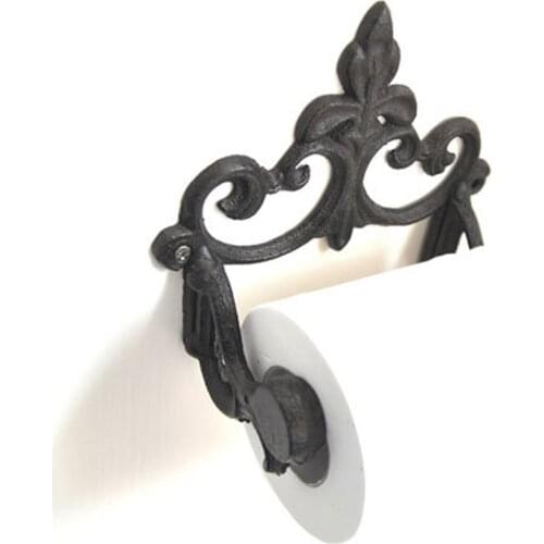 Toilet Paper Holder American Style Hanging Creative Retro Wrought Iron Paper Shelf Hook Storage Rack Toilet Bathroom Accessories