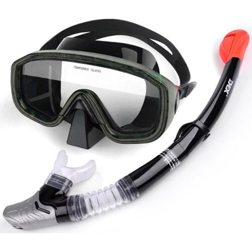 Scuba Diving Mask Full Face Underwater Swimming Tube Respiratory Scuba Anti Fog Goggles Snorkeling Diving Professional Equipment