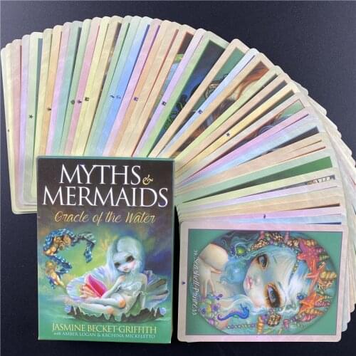 Myths Mermaids Oracle Of The Water Game Card Family Holiday Party Playing Cards English Tarot Game Cards Board Games set