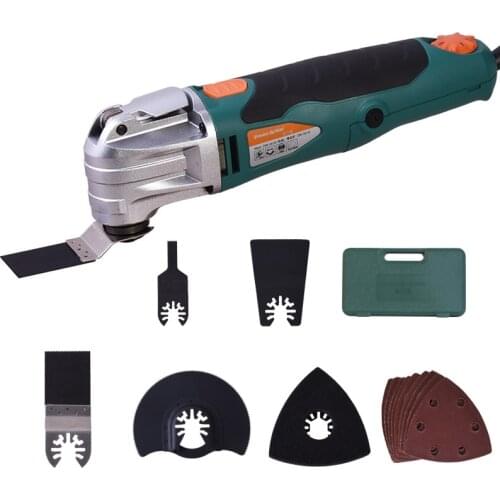 Oscillating Multi Tool Electric Trimmer Multi Angle Cutting Power Tool with Accessories Multi-function Electric Trimmer