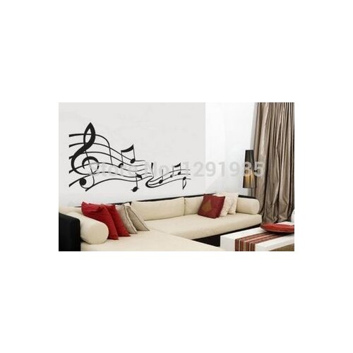 Wall Decal Sticker Removable Music Notes home decor decal stickers quotes fashion Poster Home decoration