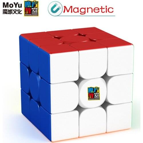 New Moyu Meilong M Magnetic 3x3x3 Magic Cube Cubing Classroom Magnets Puzzle Cubes Stickerless Speed Cube Meilong 3M