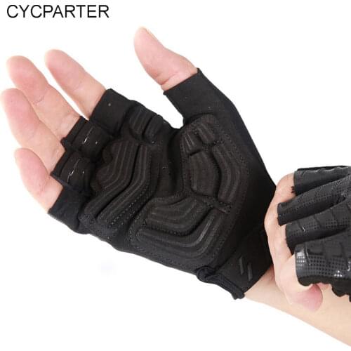 Riding Gloves Anti-slip Cycling Gloves for Men Women MTB Bike Half Finger Gloves Breathable Anti-shock Sports Fingerless Gloves